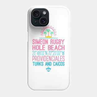 Simeon Rugby Hole Beach, Providenciales, Turks and Caicos Islands Phone Case