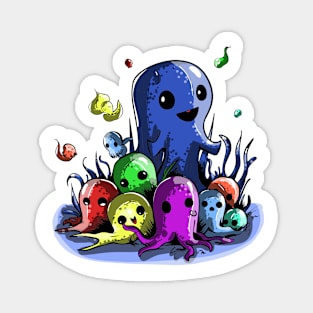 Color Ghosts Magnet