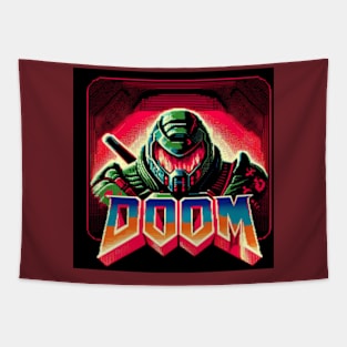 Doom Guy Retro Tapestry