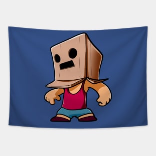 Cardboard Man Ready Tapestry