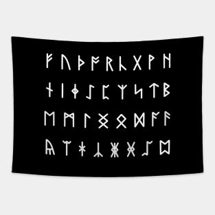 Runic Alphabet [Futhorc] Tapestry