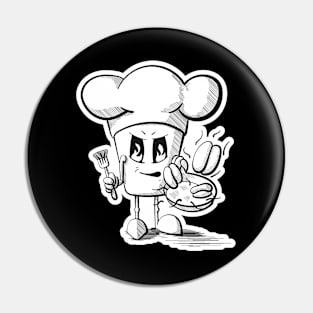 Chef Muggsi | BW Edition Pin