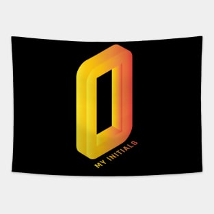 Letter O Letter Art Tapestry