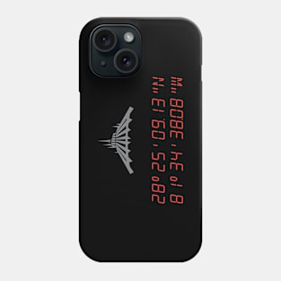 Magic Kingdom Space Mountain Coordinates Phone Case