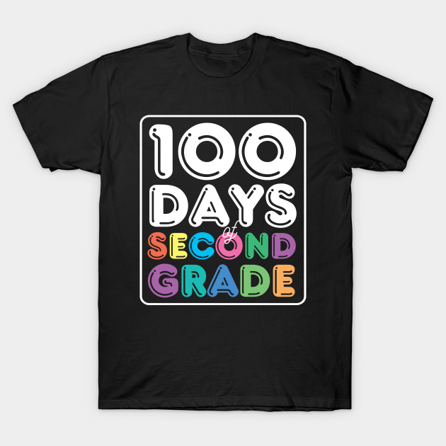 100 Days Of School 2nd Grade Second Grader - First Grade - T-Shirt