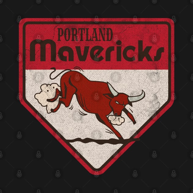 Vintage Portland Mavericks Baseball 1973 by LocalZonly