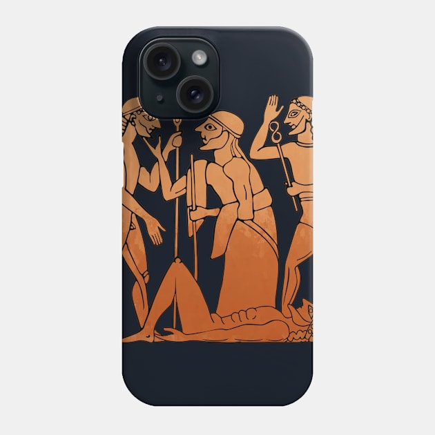 Achilles releases Hector's body Phone Case by Mosaicblues