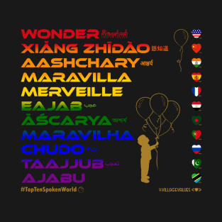 WONDER: Say ¿Qué? Top Ten Official (World) (Rainbow) T-Shirt