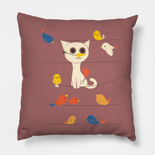 Bird watching Pillow by jayf23