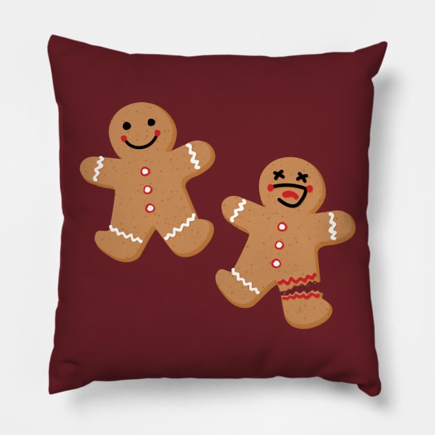 Gingerbread People Pillow by deancoledesign