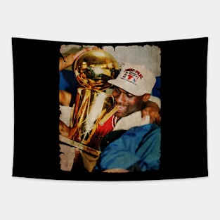 Michael Jordan Championship Vintage Tapestry