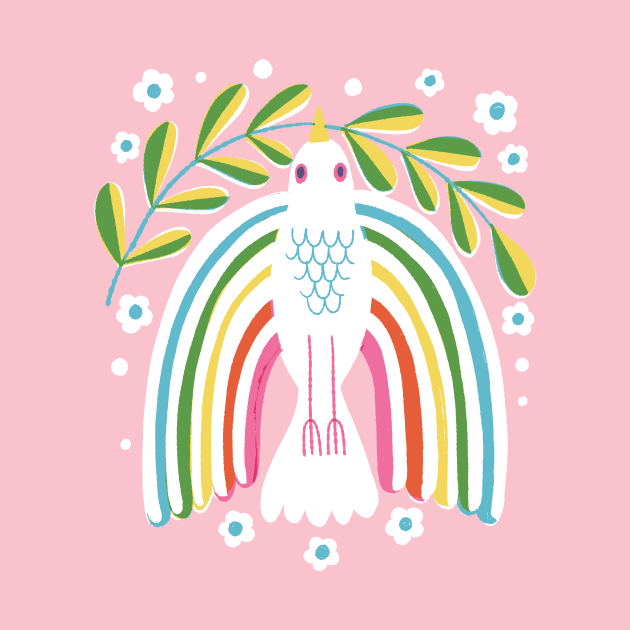 Rainbow Bird by Rebelform