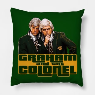 Retro Oz TV - The Late Show - GRAHAM & THE COLONEL Pillow