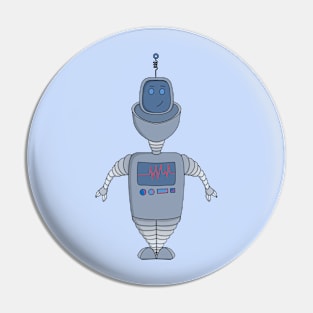 Friendly Robot Pin