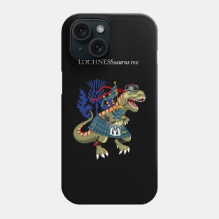 Clanosaurus Rex LOCHNESSsaurus rex Plaid Lochness Loch Ness Monster Scotland Ireland Family Tartan Phone Case