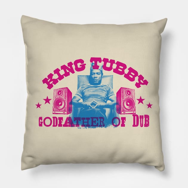 King Tubby Godfather of Dub Pillow by HAPPY TRIP PRESS