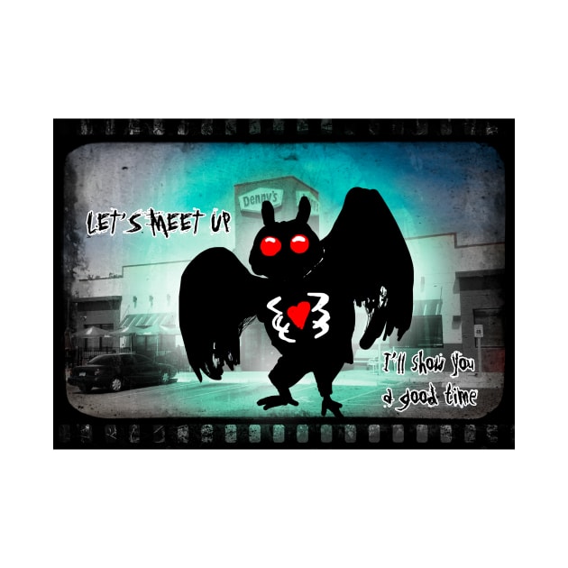 Mothman ate my entire breakfast slam by sandpaperdaisy