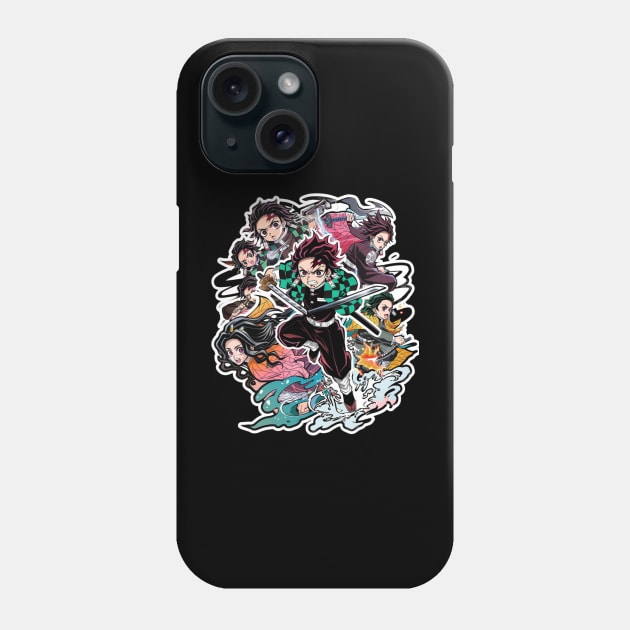 Demon Slayer Emotional Excellence Phone Case by Beetle Golf