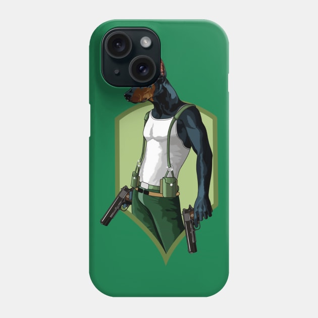 Dog of War Phone Case by planedrifter