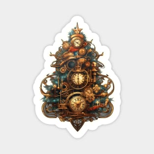 Christmas tree steampunk Magnet