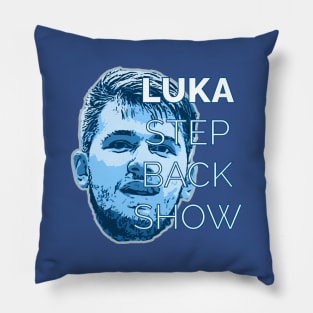 Luka Doncic Step Back Show Pillow