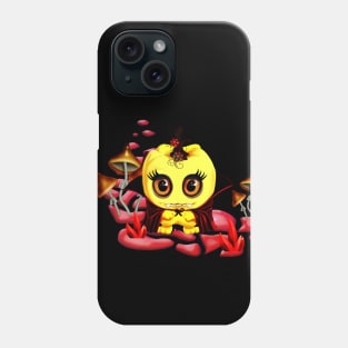 Cute little pumpkin alone in the night Phone Case