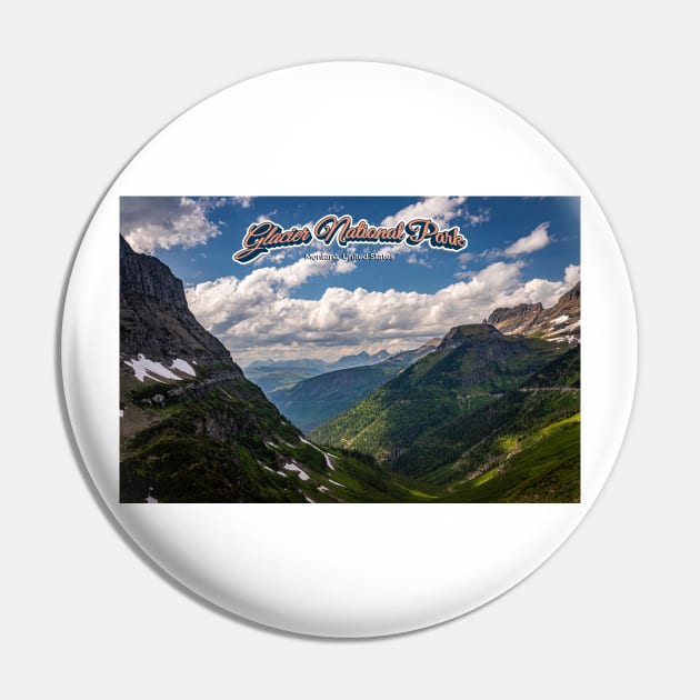 Glacier National Park Pin by Gestalt Imagery