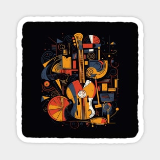 Abstract music instruments Magnet