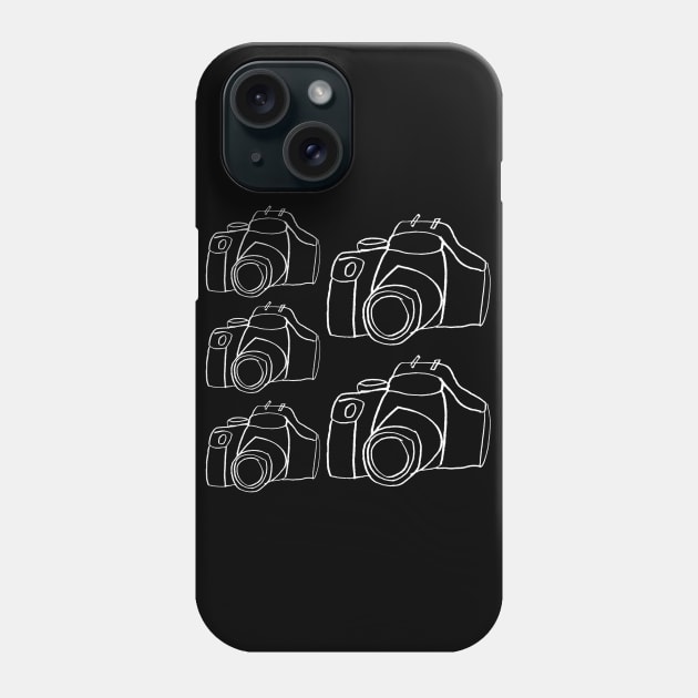 Camera Camera Pattern Phone Case by badlydrawnbabe