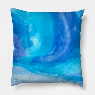 watercolor stain Pillow