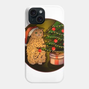 New year cat Phone Case