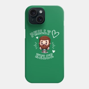 Philly Love Kelce Cartoon Sports T-Shirt Phone Case