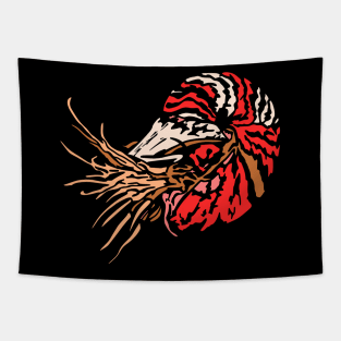 Nautilus design Tapestry