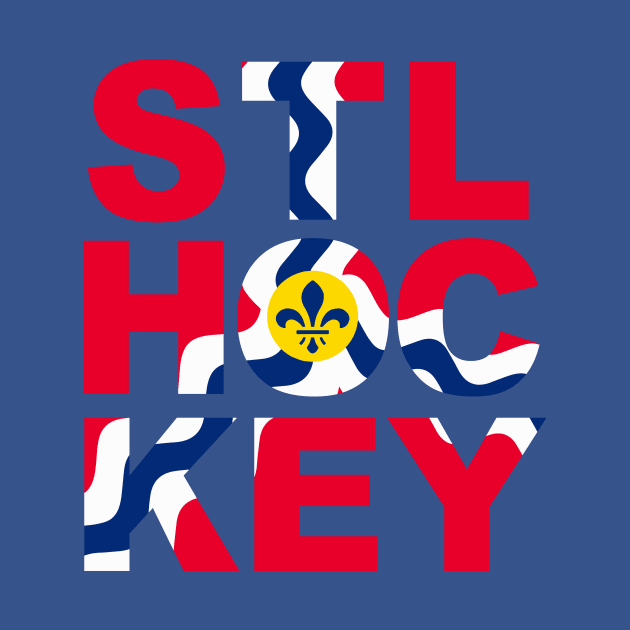 STL HOCKEY Flag by STL Lyons Hockey