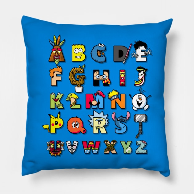 ABC nerd Pillow by NemiMakeit