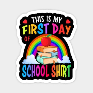 This Is My First Day Of School Back To School Magnet