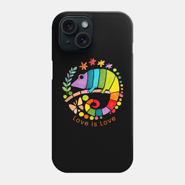 Love is Love Shirt Pride T-Shirt Gay Pride Tshirt Proud LGBTQ apparel Lesbian Pride Bi Pride Equality Shirt Pride Month Gift Rainbow shirt Phone Case by Batal Smiley Superhero