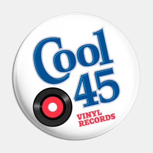 Cool 45 Vinyl Records Pin