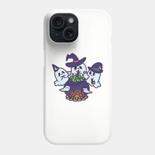 Ghost Witches Brewing Potion Halloween Phone Case