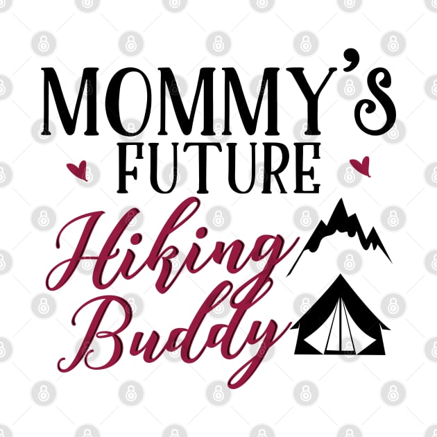 Hiking Mom and Baby Matching T-shirts Gift by KsuAnn