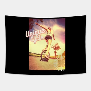 Unique Cycle Einrad Kunst Artist Zirkus Hobby Tapestry