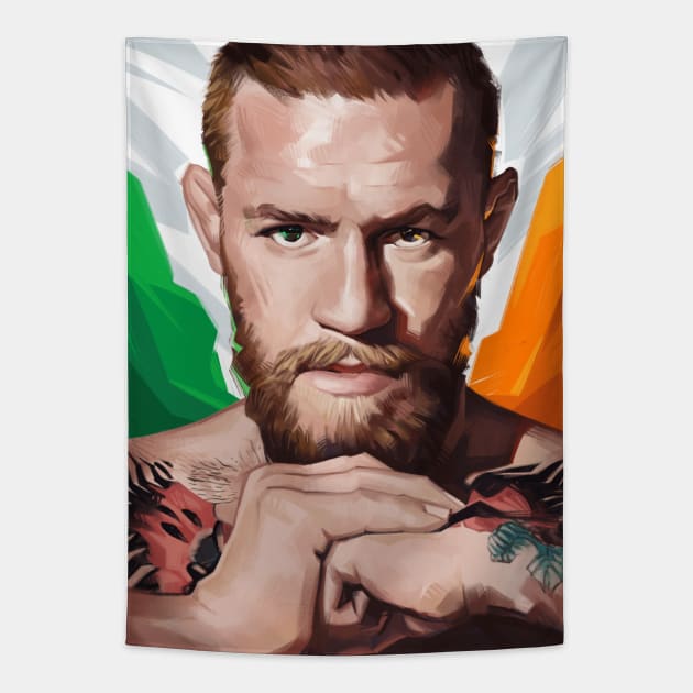 Conor McGregor Tapestry by nabakumov