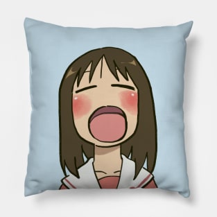 osaka yawning / cute azumanga daioh meme Pillow