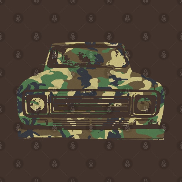 IH Scout II classic 4x4 truck 1979 camo by soitwouldseem