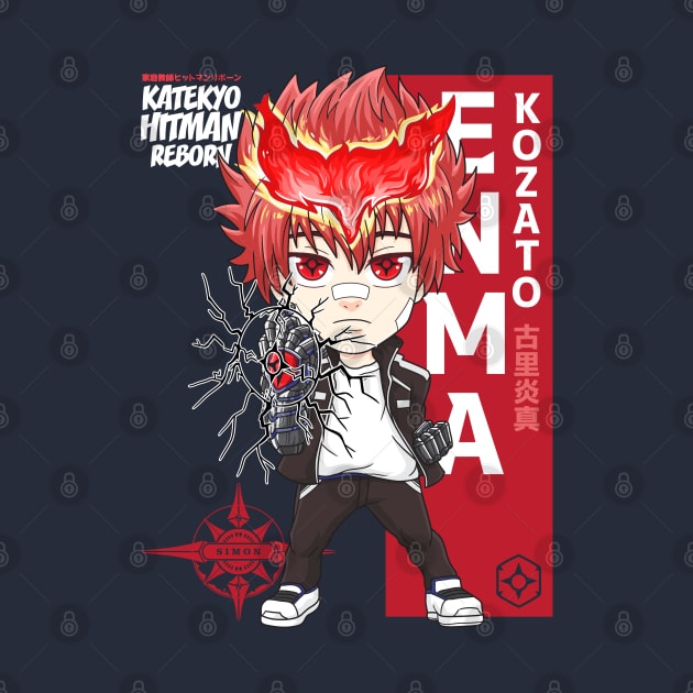 Chibi Enma Kozato by TeeTowArt