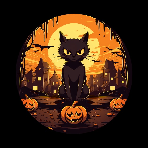 Manx Cat Halloween, Cat Lover by dukito