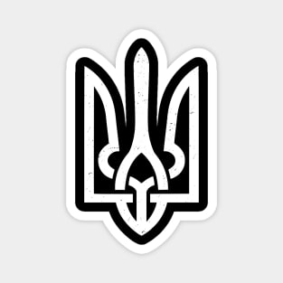 Ukraine Trident Emblem Magnet