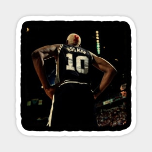 Dennis Rodman #10 of The San Antonio Spurs Magnet