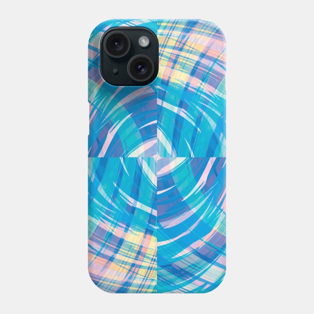 Cubed Ripple Plaid 40 Phone Case by Bellewood222