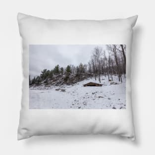 Winter in Eastern Canada Pillow